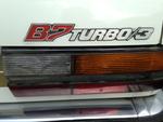 Hs B7 Turbo3 trunk badge
